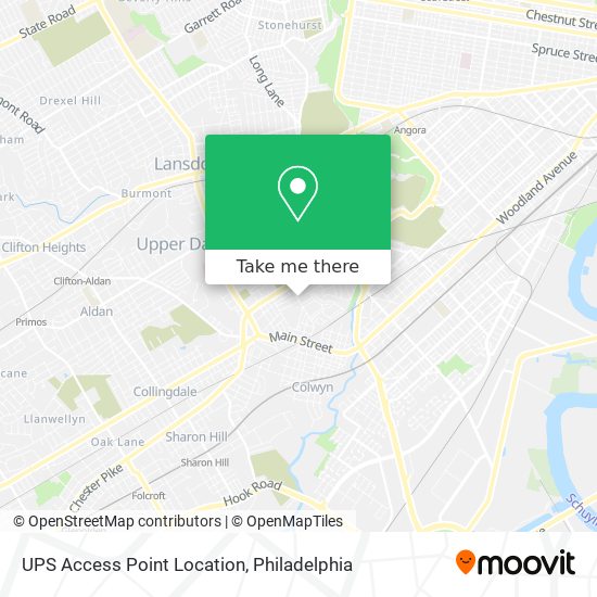 Mapa de UPS Access Point Location