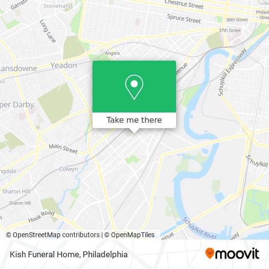 Kish Funeral Home map