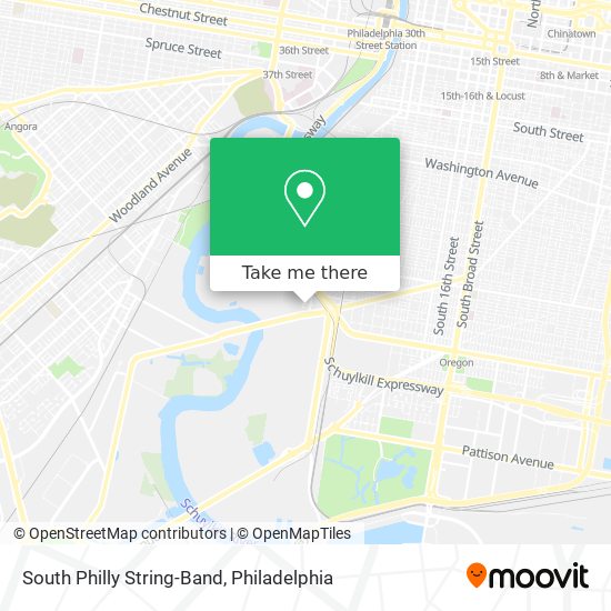 Mapa de South Philly String-Band