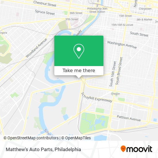 Matthew's Auto Parts map