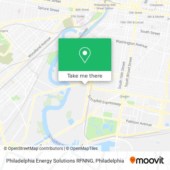 Mapa de Philadelphia Energy Solutions RFNNG