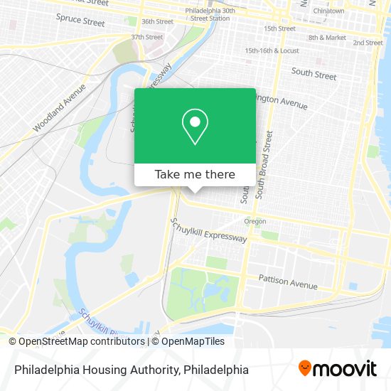 Mapa de Philadelphia Housing Authority