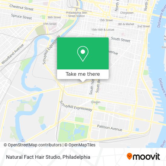 Natural Fact Hair Studio map