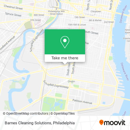 Barnes Cleaning Solutions map