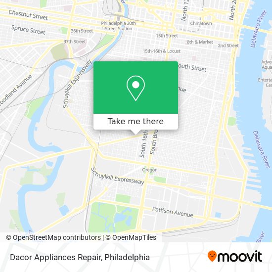 Dacor Appliances Repair map