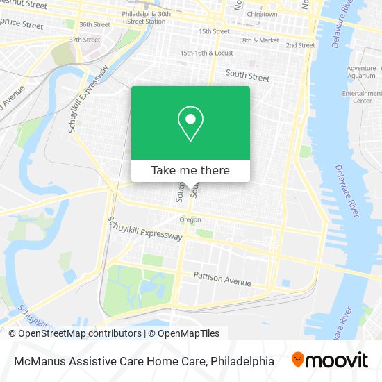 Mapa de McManus Assistive Care Home Care