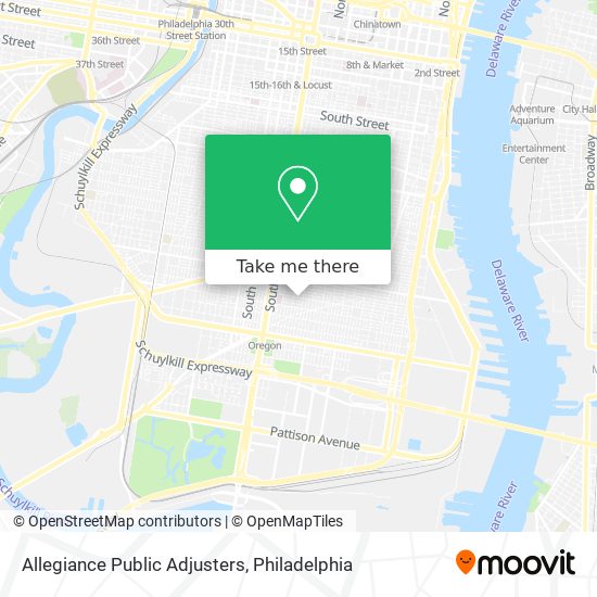 Allegiance Public Adjusters map