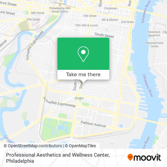 Mapa de Professional Aesthetics and Wellness Center