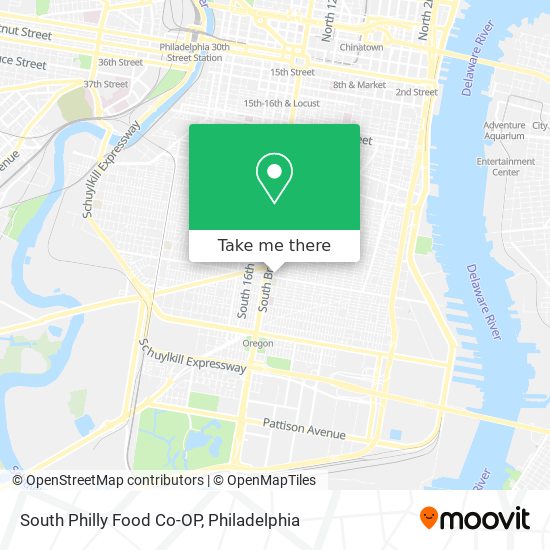 Mapa de South Philly Food Co-OP