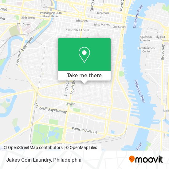 Jakes Coin Laundry map