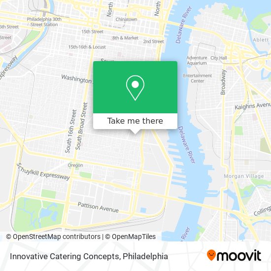 Innovative Catering Concepts map