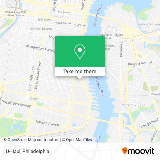 U-Haul map