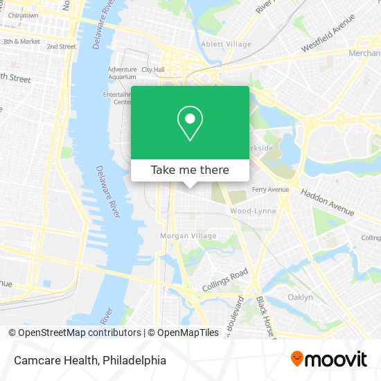 Camcare Health map