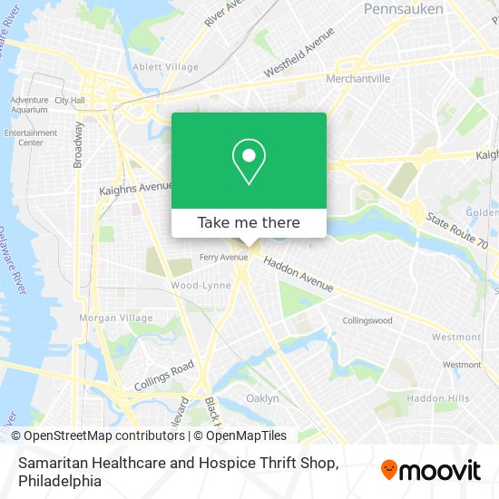 Mapa de Samaritan Healthcare and Hospice Thrift Shop