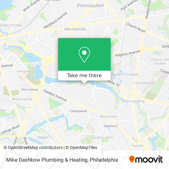 Mapa de Mike Dashkow Plumbing & Heating