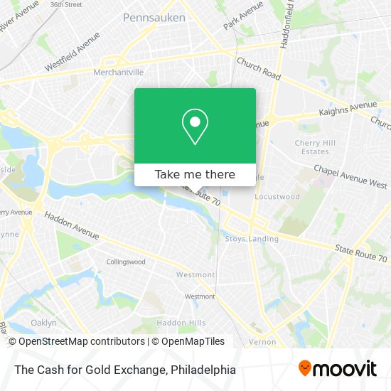 Mapa de The Cash for Gold Exchange