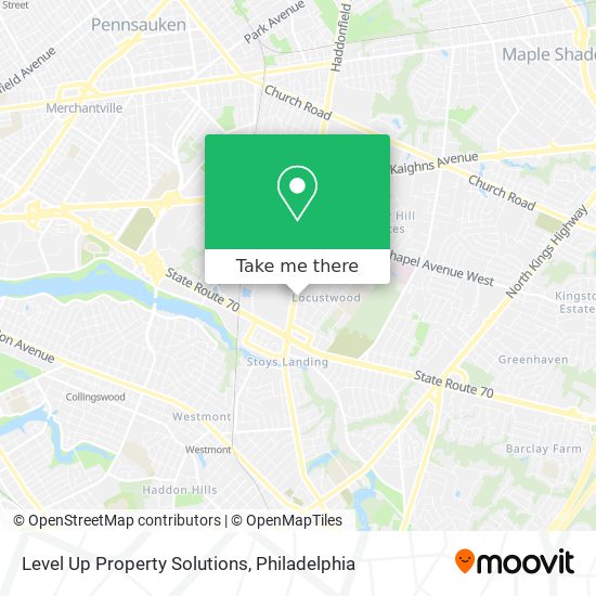Level Up Property Solutions map