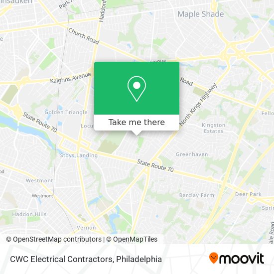 CWC Electrical Contractors map