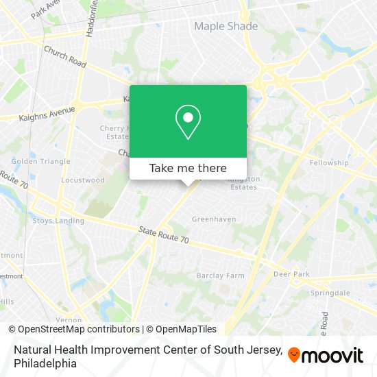 Natural Health Improvement Center of South Jersey map