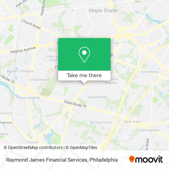 Raymond James Financial Services map