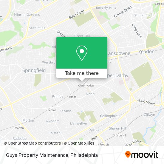 Guys Property Maintenance map