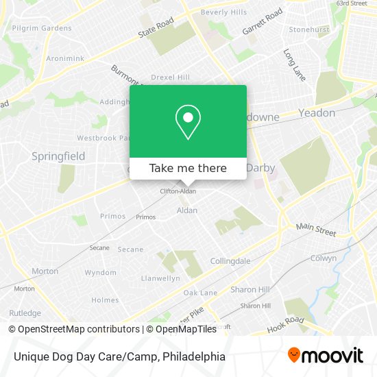 Unique Dog Day Care/Camp map