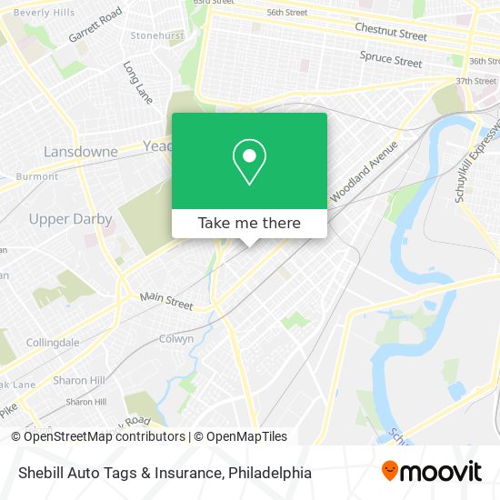 Mapa de Shebill Auto Tags & Insurance