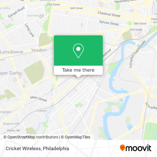 Cricket Wireless map