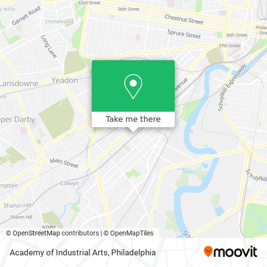 Academy of Industrial Arts map