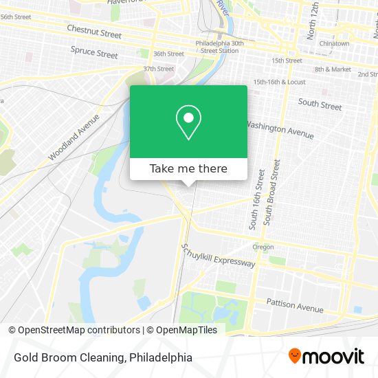 Gold Broom Cleaning map