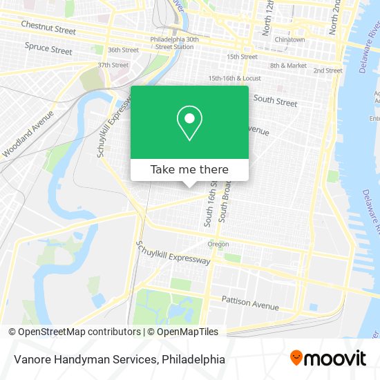 Vanore Handyman Services map