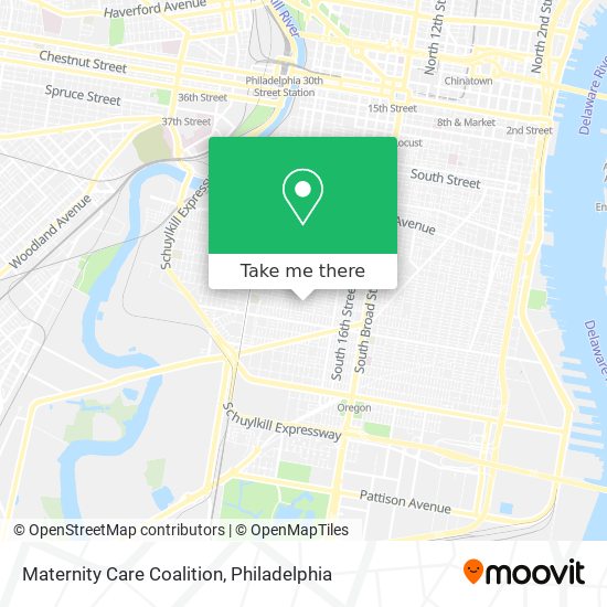 Maternity Care Coalition map