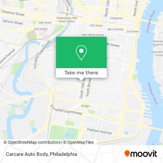 Carcare Auto Body map