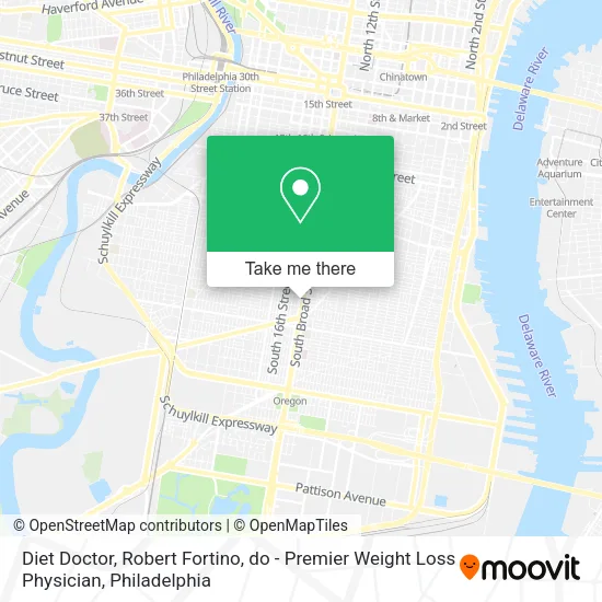 Diet Doctor, Robert Fortino, do - Premier Weight Loss Physician map