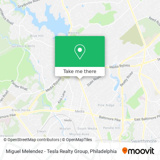 Mapa de Miguel Melendez - Tesla Realty Group