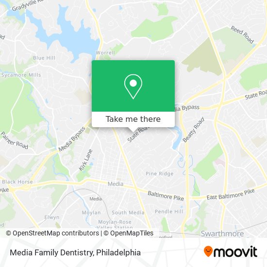 Media Family Dentistry map