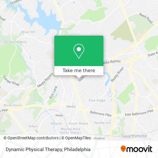 Dynamic Physical Therapy map