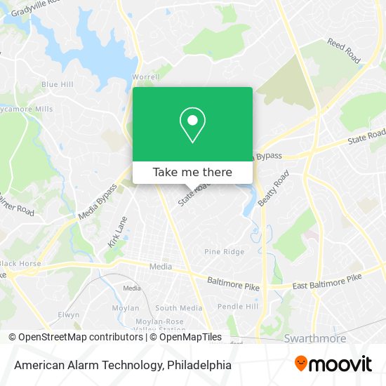 Mapa de American Alarm Technology