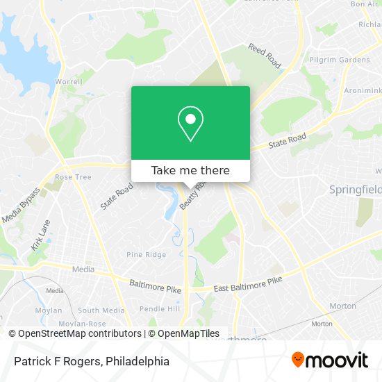 Patrick F Rogers map