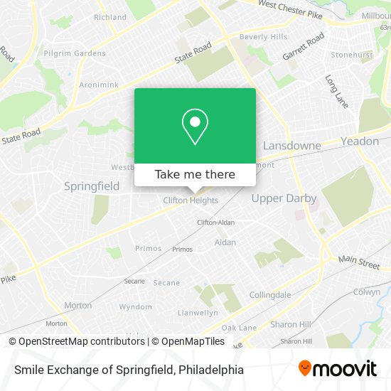 Smile Exchange of Springfield map