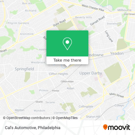 Mapa de Cal's Automotive