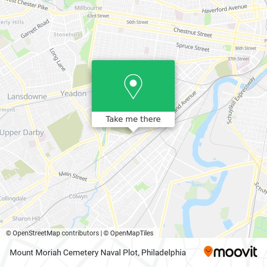 Mapa de Mount Moriah Cemetery Naval Plot