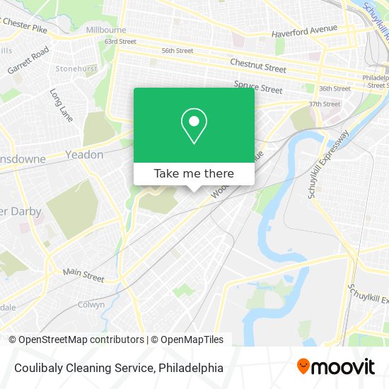 Mapa de Coulibaly Cleaning Service