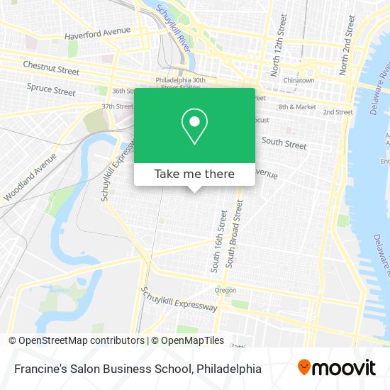 Mapa de Francine's Salon Business School