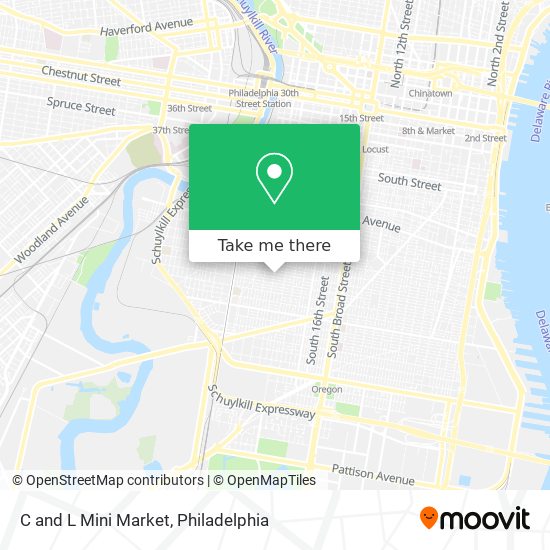 C and L Mini Market map