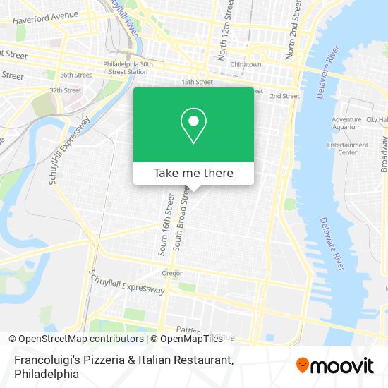 Mapa de Francoluigi's Pizzeria & Italian Restaurant