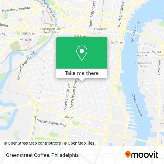 Greenstreet Coffee map