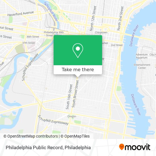 Mapa de Philadelphia Public Record