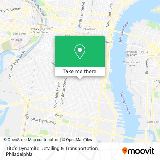 Tito's Dynamite Detailing & Transportation map