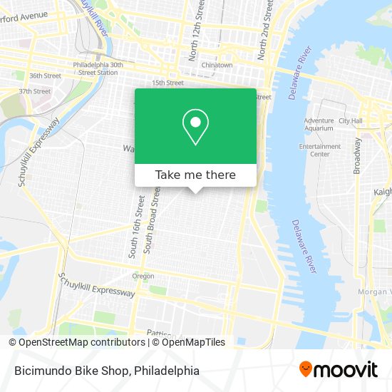 Mapa de Bicimundo Bike Shop
